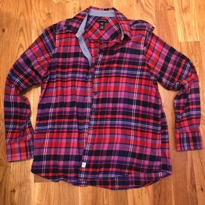 L.L. Bean Pink/Red Flannel